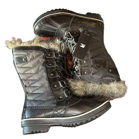 Sorel Tofino II Insulated & Waterproof boots in Black, Stone NWOB  6 1/2 - Picture 5 of 9